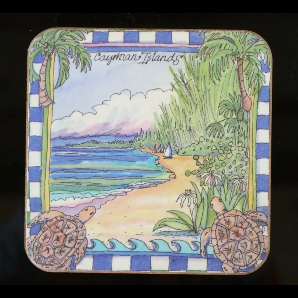 Pimpernel Beachy Cayman Islands‎ Cork Coasters England
